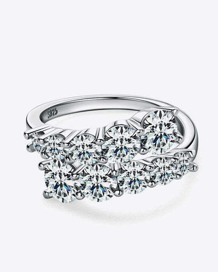 Sustainable Luxury: Lab-Created Diamond & Sterling Silver Ring