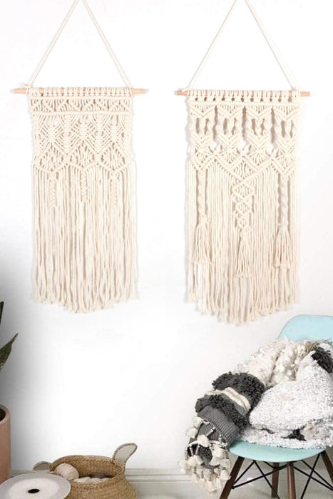 Boho Chic Polyester Macrame Wall Tapestry