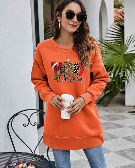 "Joyful Greetings" Christmas Graphic Holiday Sweatshirt