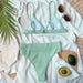 Sun-Kissed Ribbed Bikini Set