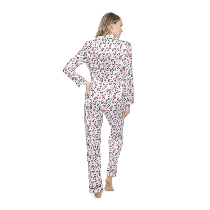 Luxurious Personalized Custom Design Women's Satin Pajama Set
