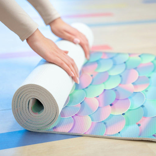 Maison d'Elite Mermaid Foam Yoga Mat - Unique Print and Lightweight