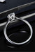 Platinum Moissanite Solitaire Ring - Elegant Jewelry Piece