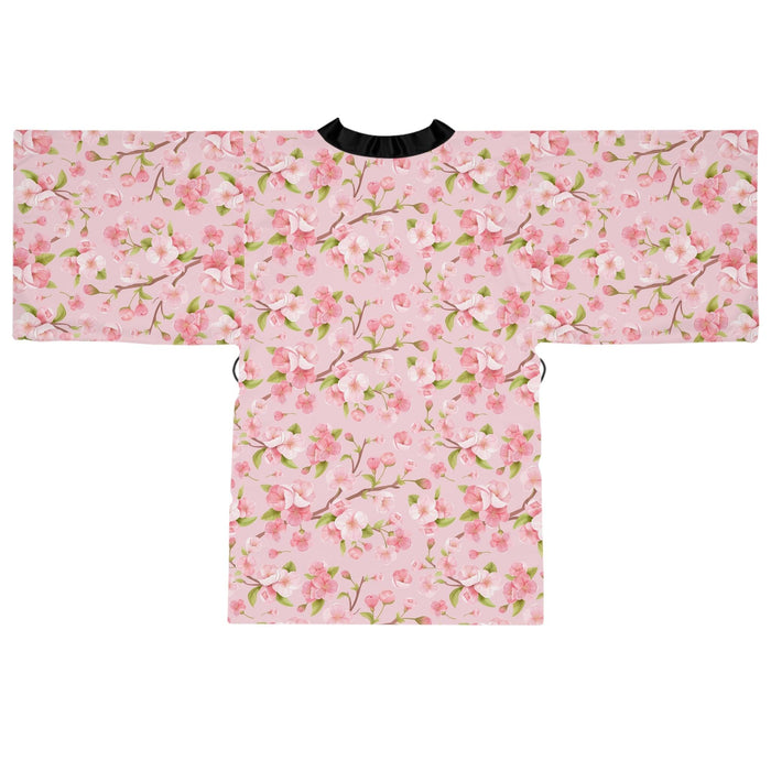 Japanese Cherry Blossom Serenity Kimono Robe - Luxurious Elegance
