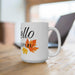 White Harvest Ceramic Coffee and Tea Mug with Distinct Sublimated Pattern