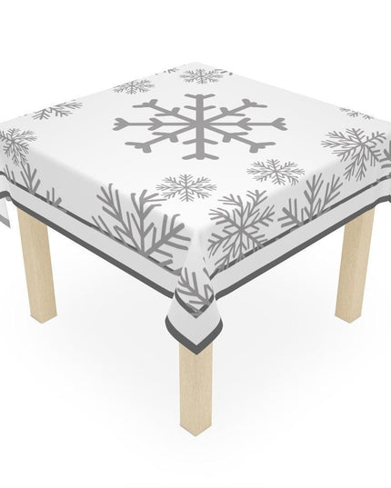Luxurious Christmas Square Tablecloth for Stylish Festive Decor