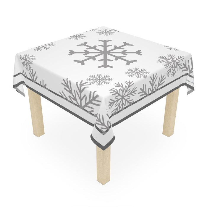 Festive Elegance: Luxurious Christmas Square Table Cover for Stylish Home Decor