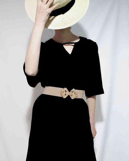 Sleek Elastic Geometric Belt Collection - Perfect for Any Occasion