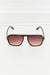 Tortoiseshell Square Sunglasses with Polycarbonate Frame