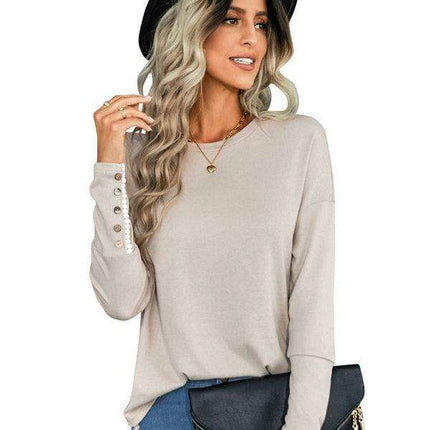 Trendy Drop Shoulder Top - Essential Casual Wear for Women