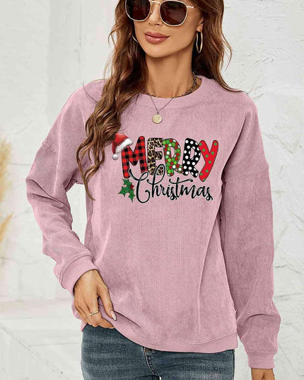 Joyful Christmas Vibes Graphic Sweater