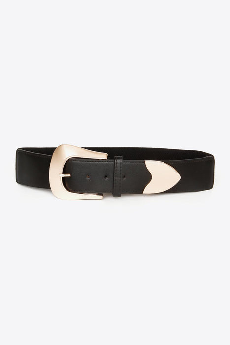 Elevate Your Look with the Stylish Elastic Wide PU Belt