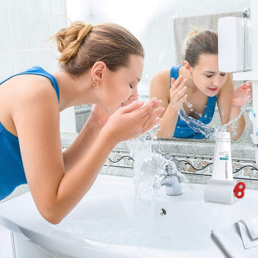 Bathroom Accessories Set - Rolling Toothpaste Squeezer Dispenser and Holder - Très Elite