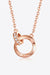 Elegant Zircon-Embellished Sterling Silver Necklace for a Touch of Sophistication