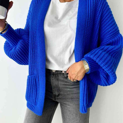 Cozy Luxe Oversized Knit Cardigan with Relaxed Sleeves