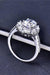 Enchanting Floral 2 Carat Lab Grown Diamond Ring with Sterling Silver Bouquet
