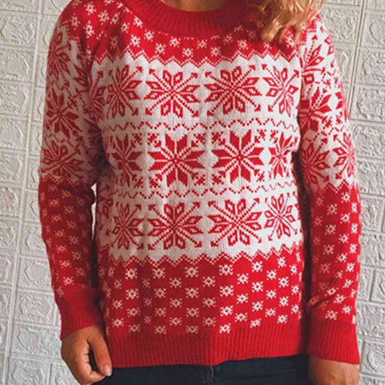 Winter Wonderland Long Sleeve Knit Sweater