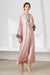 Elegant Satin Nightwear Set with Lace Trim