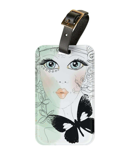 Luxury Customizable Acrylic Travel Tag Set for Frequent Flyers