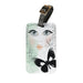 Maison d'Elite Lightweight Acrylic Luggage Tag with Leather Strap - Stylish and Functional Travel Accessory