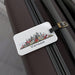 Adventure Seeker's Personalized Acrylic and Leather Bag Tag