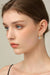 Dazzling 4 Carat Moissanite and Zircon Sterling Silver Earrings