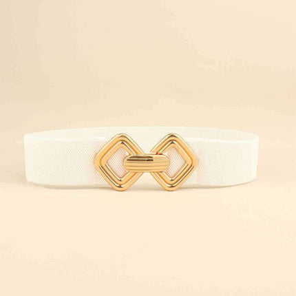 Sleek Elastic Geometric Belt Collection - Perfect for Any Occasion