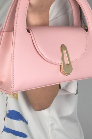 PU Leather Handbag-Trendsi-Caramel-One Size-Très Elite