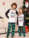 Casual Chic Kids' Graphic Top and Plaid Pants Ensemble