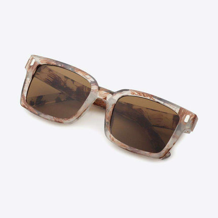 Chic Square UV400 Protective Sunglasses with Durable Polycarbonate Frame