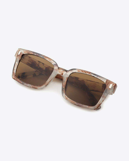 Chic Square UV400 Protective Sunglasses with Durable Polycarbonate Frame