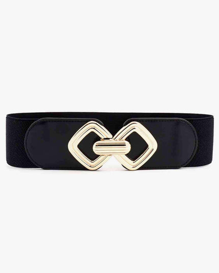 Sleek Elastic Geometric Belt Collection - Perfect for Any Occasion
