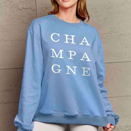 Chic Ivory Elegance Long Sleeve Cotton-Polyester Sweater