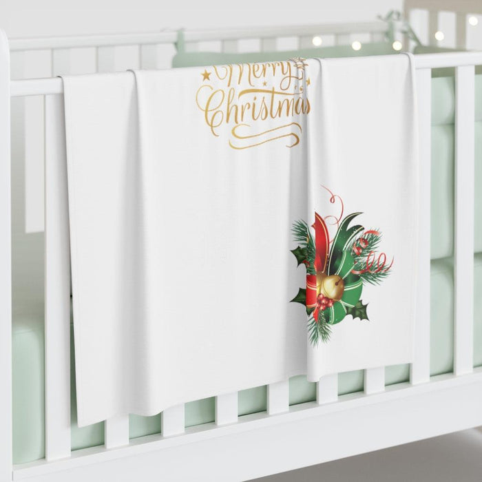 Très Bébé Holiday Baby Swaddle Blanket - Soft and Cozy for Your Little One