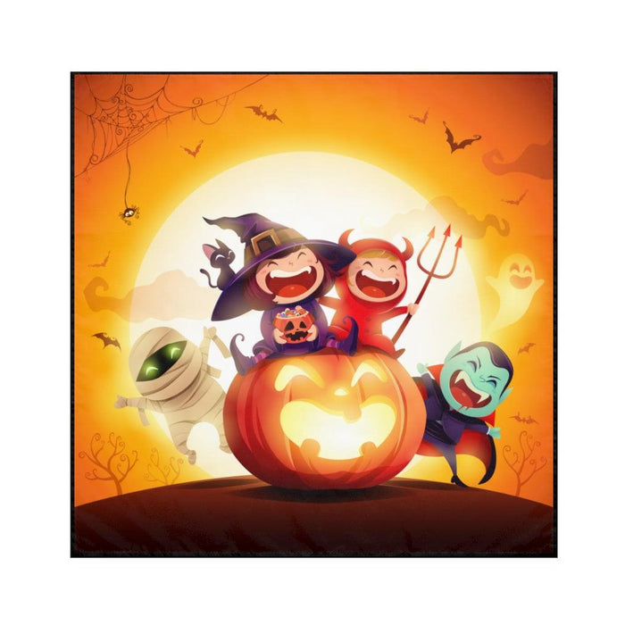 Chic Personalized Autumn Halloween Cocktail Napkin Set - Custom Elegance