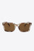 UV400 Shield Polycarbonate Sunglasses with Contemporary Square Frame
