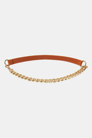 Elegant Allure: The Alloy Chain Elastic Belt for Any Occasion