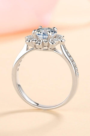 Can't Stop Your Shine 925 Sterling Silver Moissanite Ring-Trendsi-Silver-5-Très Elite