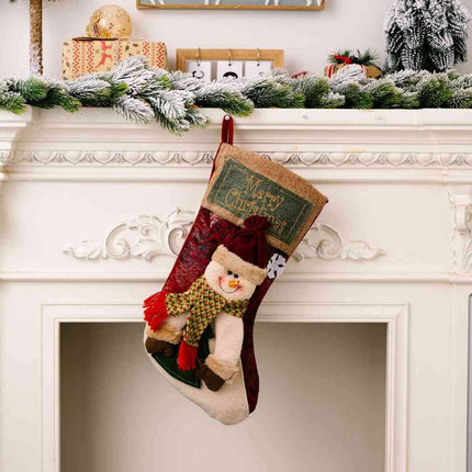Festive Cheer Stocking Hanging Ornament