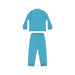 Indulgence Blue Custom Design Satin Women's Pajama Set