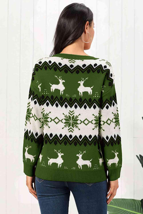 Cozy Reindeer Knit Jumper