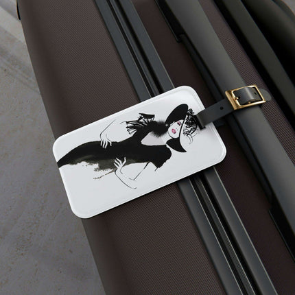 Customizable Elegant Acrylic Travel Luggage Tag with Personalization Options