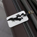 Elegant Acrylic Luggage Tag with Customizable Design