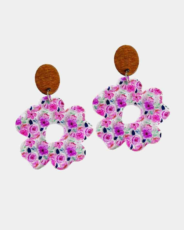 Floral-Inspired Acrylic Dangle Earrings: Chic Style and Care Guide