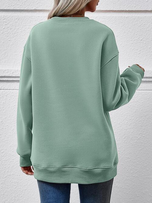 Cozy Alphabet Crewneck Sweater in Timeless Style