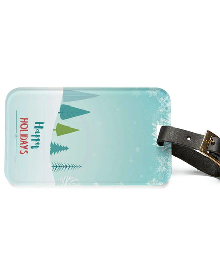 Chic Personalized Travel Luggage Tag Set: Custom Options for Stylish Journeys