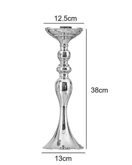 Mermaid Magic: Elegant Candle Holder Stand with Customizable Floral Display Options