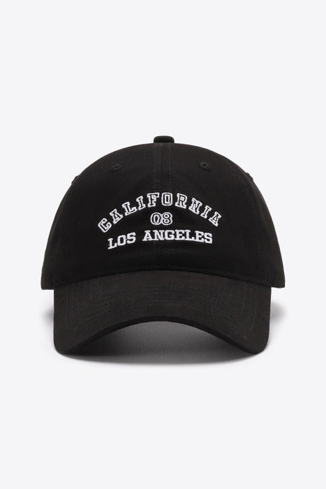 Los Angeles Graphic Cotton Baseball Cap with Adjustable Fit