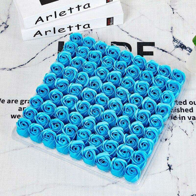 81-Piece Soap Rose Tray Gift Set - Perfect Romantic Gesture for Special Occasions