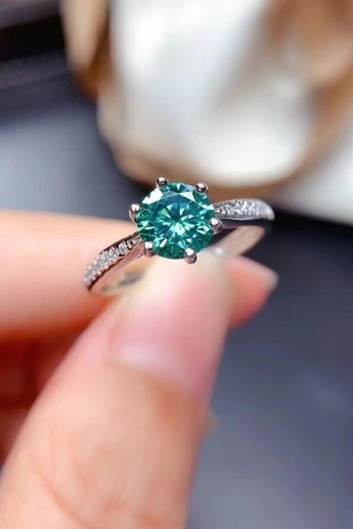 Green Diamond Sterling Silver Ring: A Timeless Beauty for Your Collection